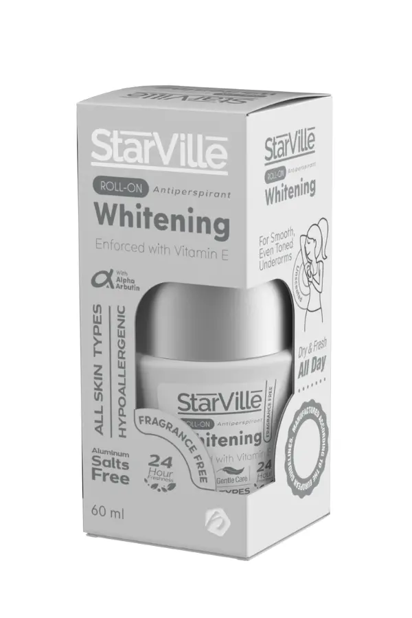 Starville Whitening Roll On Fragrance Free 60 ml 