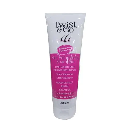 twist & go super hair food volumizing shampoo 250 gm 