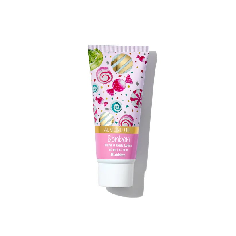 bubblzz bonbon new travel size hand & body lotion 50 ml 