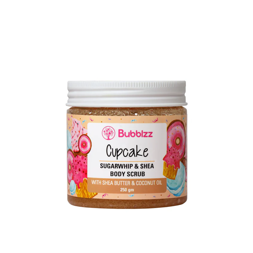bubblzz cupcake body scrub 