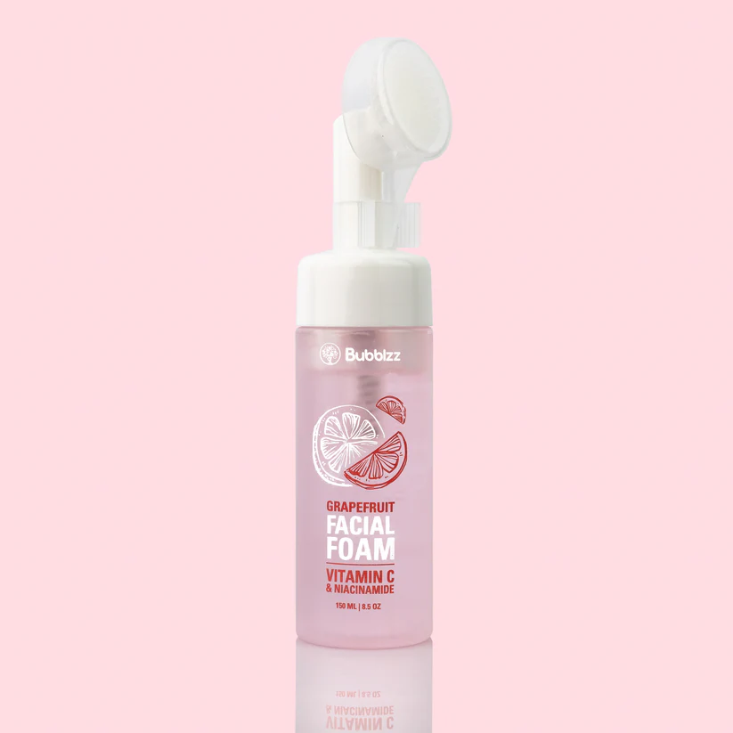 bubblzz grape fruit FACIAL foam