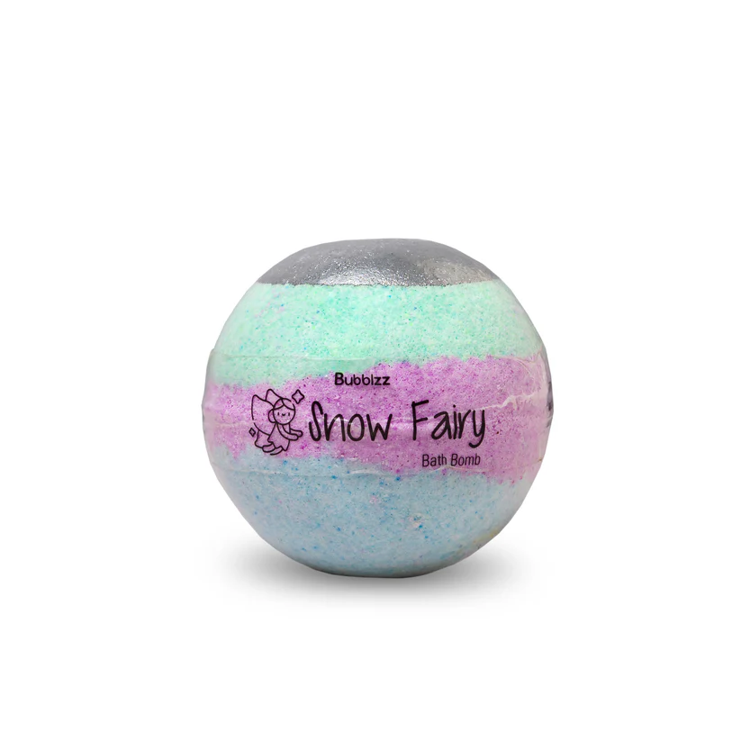 bubblzz snow fairy bathbomb 