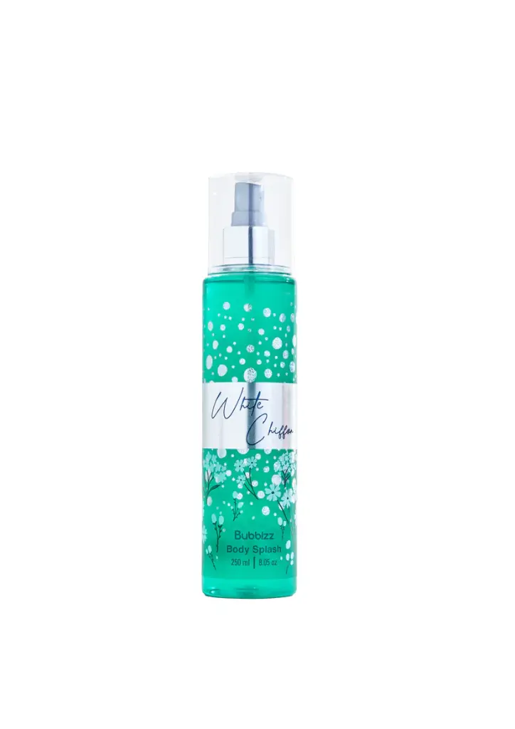 bubblzz white chiffon body splash 