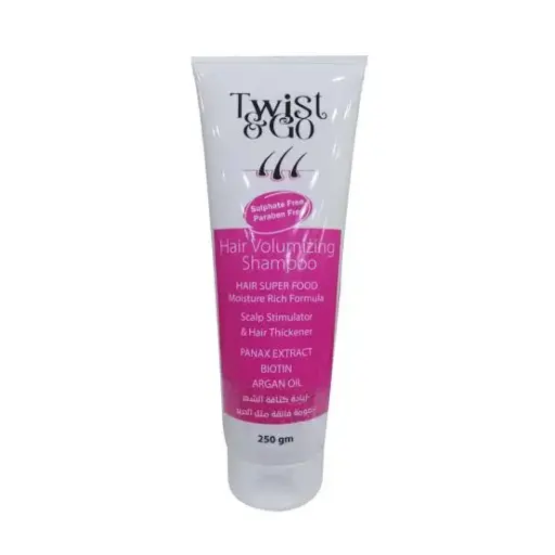 twist & go super hair food volumizing shampoo 250 gm 
