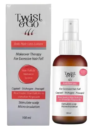 twist & go anti hairloss lotion for excessive hair fall 100ml 