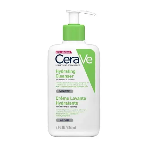 cerave hydrating cleanser dry