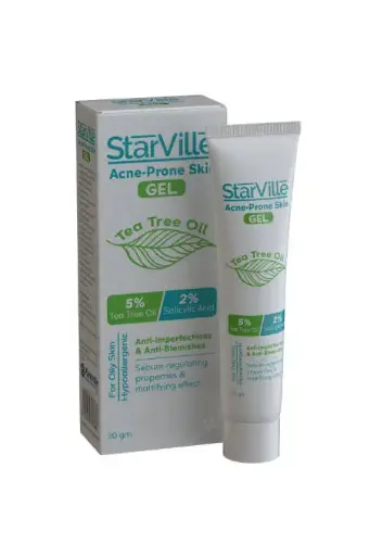 starville skin gel for oily& acne prone skin with ceramide 30 gm 
