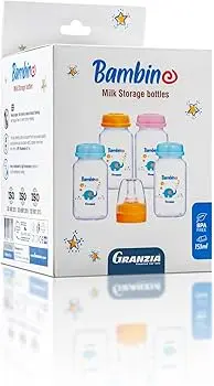 granzia milk storage bottles