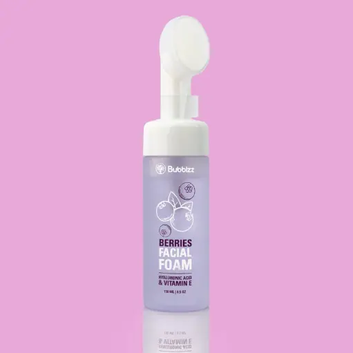 bubblzz berries facial foam 