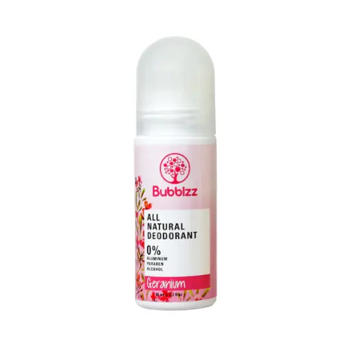 bubblzz geranium natural deodorant 