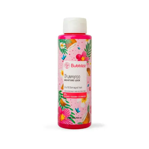bubblzz moisture lock shampoo for dry hair 