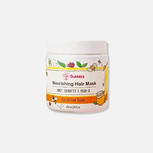 bubblzz nourishing hair mask with honey 