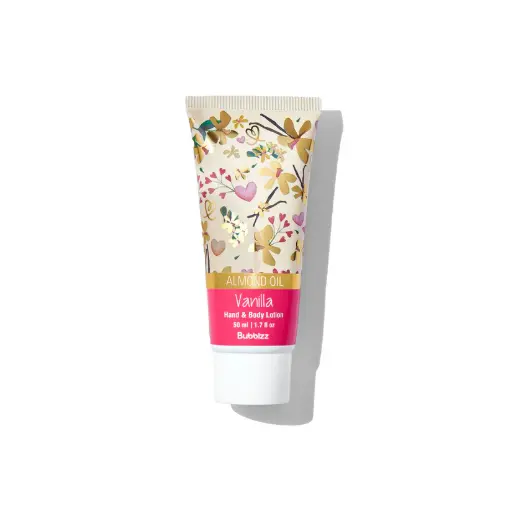 bubblzz vanilla new travel size hand & body lotion 50 ml 