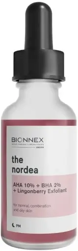 BIONNEX THE NORDEA AHA 10% BHA2% SERUM 30ML lingonberry exfoliant 