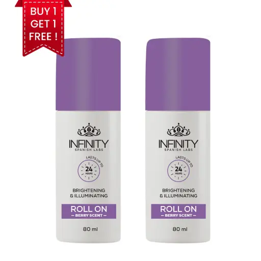 Infinity Berry Whitening Roll On (1+1 Free) 