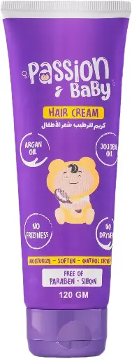 باشن بيبى كريم لترطيب شعر الاطفال 120 جم 